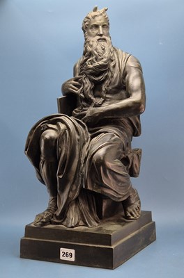 Lot 269 - An antique green patinated bronze Grand Tour...
