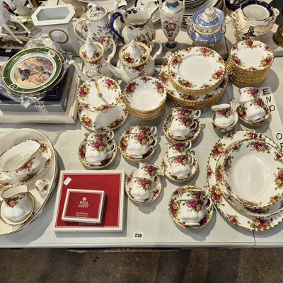 Lot 238 - A Royal Albert old country roses pattern...