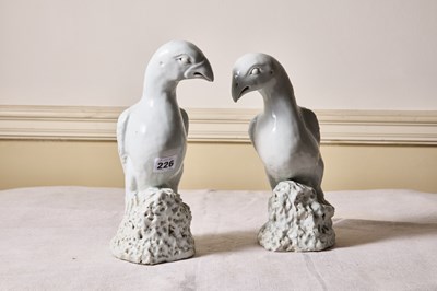 Lot 226 - A pair of antique Oriental export blanc de...