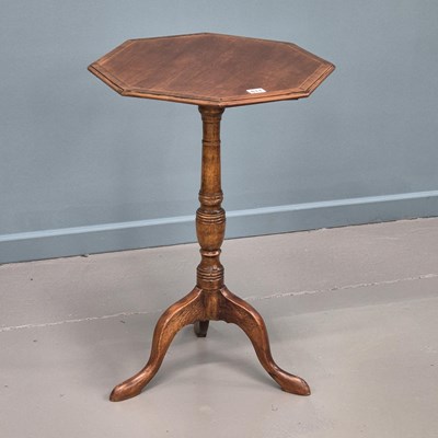 Lot 611 - A 19th century style tripod table with...
