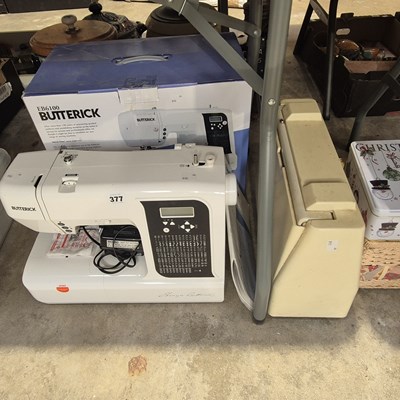Lot 377 - A Butterick EB6100 programmable sewing machine...