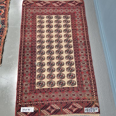Lot 1740 - Two Oriental rugs of Bokhara design, 183 x 127,...