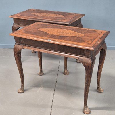 Lot 508 - A pair of antique and later Queen Anne style...