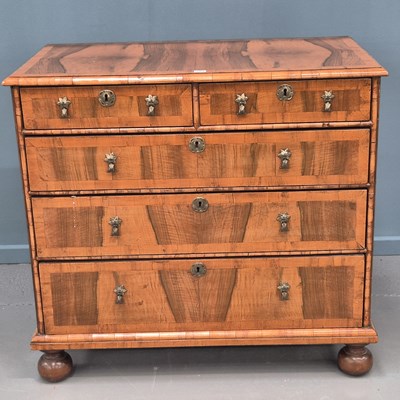 Lot 702 - An 18th-century and later Walnut crossbanded...