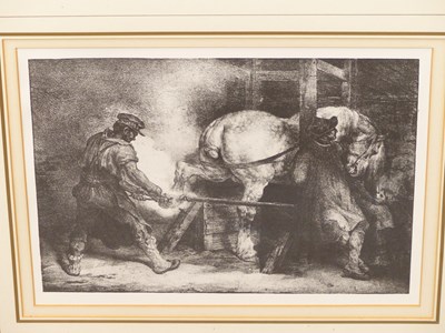 Lot 757 - David Lucas after John Constable, five various...