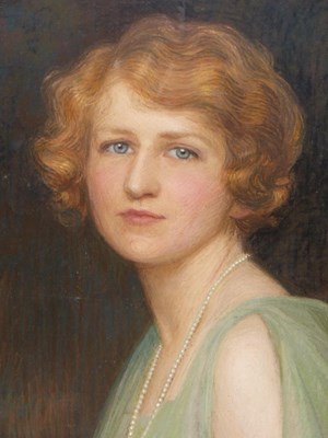 Lot 1287 - Emily Eyres (1871-after 1939), portrait of a...