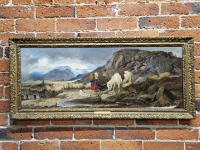 Lot 1293 - Richard Ansdell (1815-1885), gathering the...
