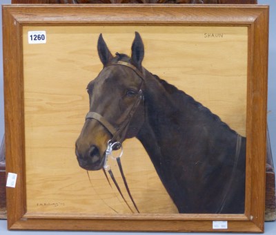 Lot 1260 - Frances Mabel Hollams (1877-1963), the bridled...