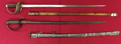 Lot 1868 - An early 20th century officer's sword in an...