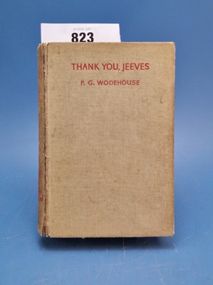 Lot 823 - P G Wodehouse, 'Thank You Jeeves', First...