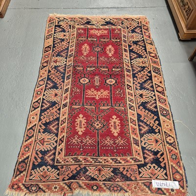 Lot 1749a - A Turkish Tribal Rug. 199 x 124 cm