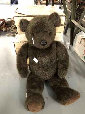 Lot 426 - A Little Folk brown teddy bear together with...