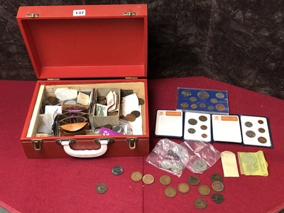Lot 137 - Coins- a collection of mostly GB coins, coin...