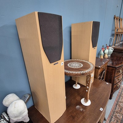 Lot 792 - A pair of Mission speakers.