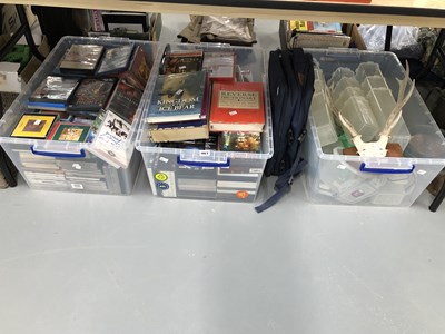 Lot 467 - A collection of DVDs, some books, a pair of...