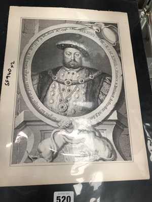 Lot 520 - A folder of prints, mainly British Royalty...