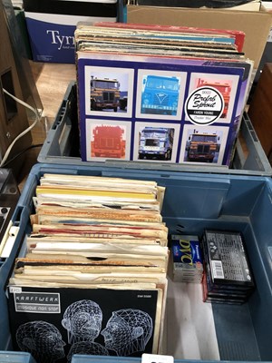 Lot 95 - A collection of LP Records & 7" singles; Pink...
