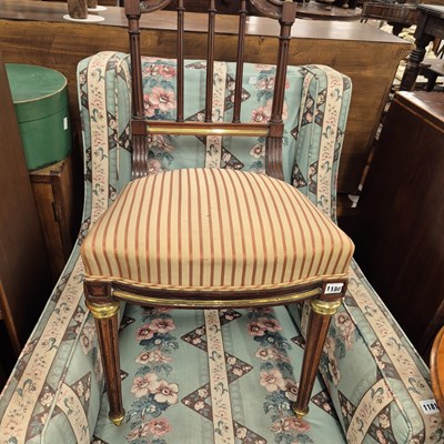 Lot 1180 - A 19th century side chair