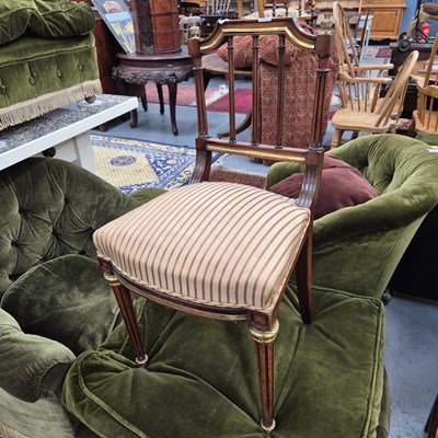 Lot 1010 - A 19th century side chair