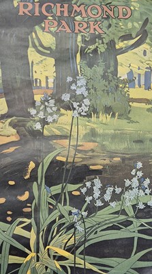 Lot 405 - Four 1920s underground posters (reprinted)...