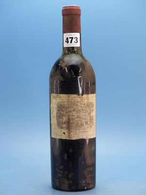 Lot 473 - A bottle of Chateau Lafite Rothschild 1962,...
