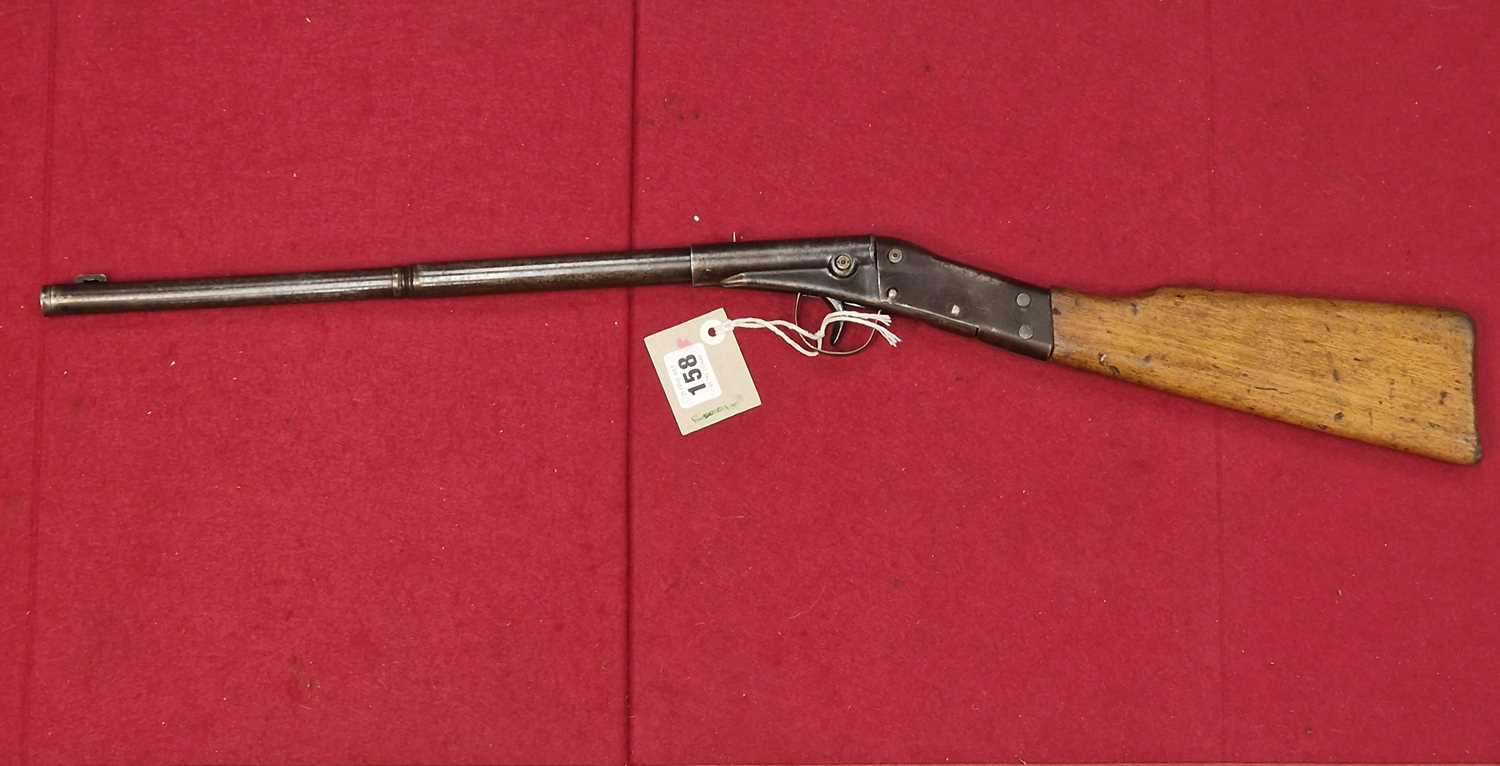 Lot 158 - Airgun.- Hector Tin plate break barrel .177...