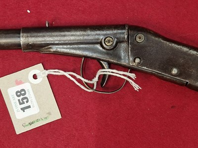 Lot 158 - Airgun.- Hector Tin plate break barrel .177...