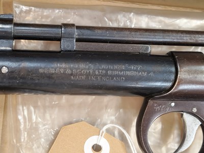 Lot 159 - Airgun.- A Webley Junior air pistol series 2...