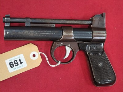 Lot 159 - Airgun.- A Webley Junior air pistol series 2...