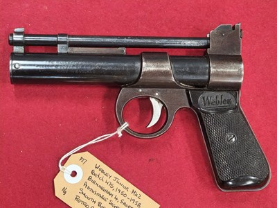 Lot 160 - Airgun.- A Webley Junior air pistol series 2...
