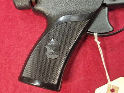 Lot 165 - Airgun.- A rare Hy-Score sporter air pistol....
