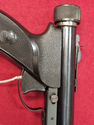 Lot 165 - Airgun.- A rare Hy-Score sporter air pistol....