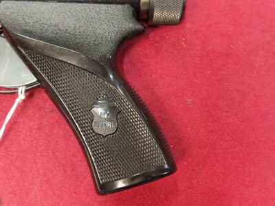 Lot 165 - Airgun.- A rare Hy-Score sporter air pistol....