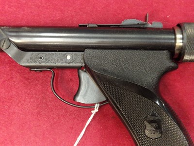 Lot 165 - Airgun.- A rare Hy-Score sporter air pistol....