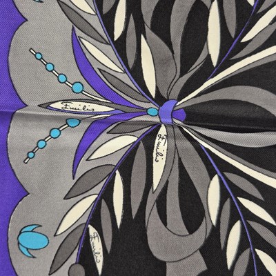 Lot 166 - A vintage Emilio Pucci silk scarf with...