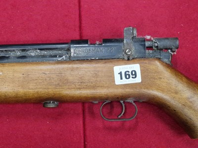 Lot 169 - Air rifle.- Crossman "22"  Pneumatic air rifle...