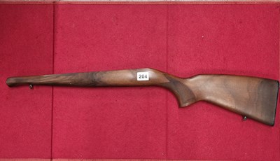 Lot 204 - A  bolt action rifle stock only.
