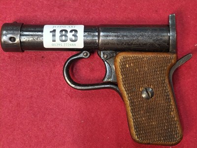 Lot 183 - Airgun.- A Tell model II air pistol.