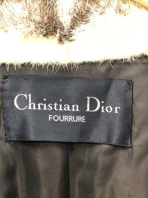 Lot 143 - Clothing - Christian Dior, Fourrure. A striped...