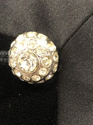 Lot 145 - Clothing - Saint Laurent black velvet jacket...