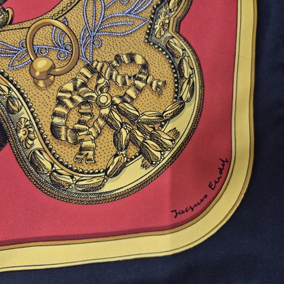 Lot 147 - Hermes- a silk scarf, Grand Apparat.