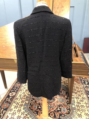 Lot 149 - Clothing - A Jaeger strapless silk black...