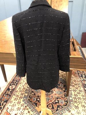Lot 149 - Clothing - A Jaeger strapless silk black...