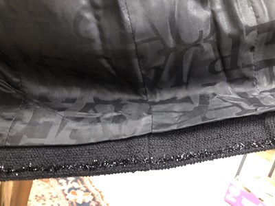 Lot 149 - Clothing - A Jaeger strapless silk black...