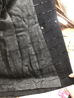 Lot 149 - Clothing - A Jaeger strapless silk black...