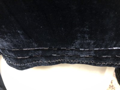 Lot 150 - A Pallo De Gerard brown and navy flocked...