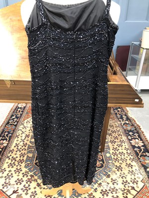 Lot 131 - Clothing - All Night Debut black beaded...