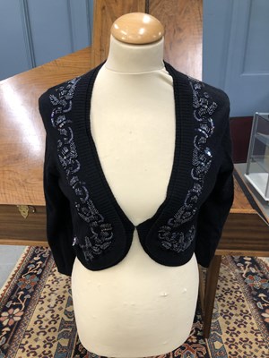Lot 131 - Clothing - All Night Debut black beaded...
