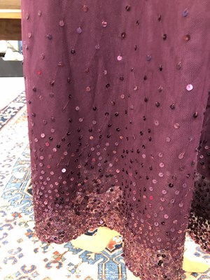 Lot 132 - Clothing - A Marilyn Anselm for Hobbs red silk...