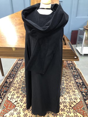 Lot 134 - A black cape, one size